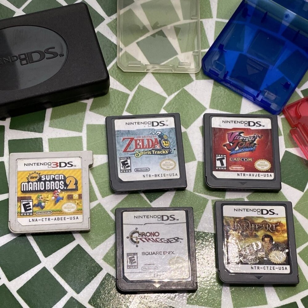 Nintendo DS & 3DS Game Lot (5 Games) Zelda Chrono Trigger Mario